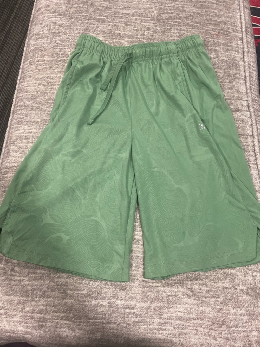 Light Green Athletic Mesh Shorts